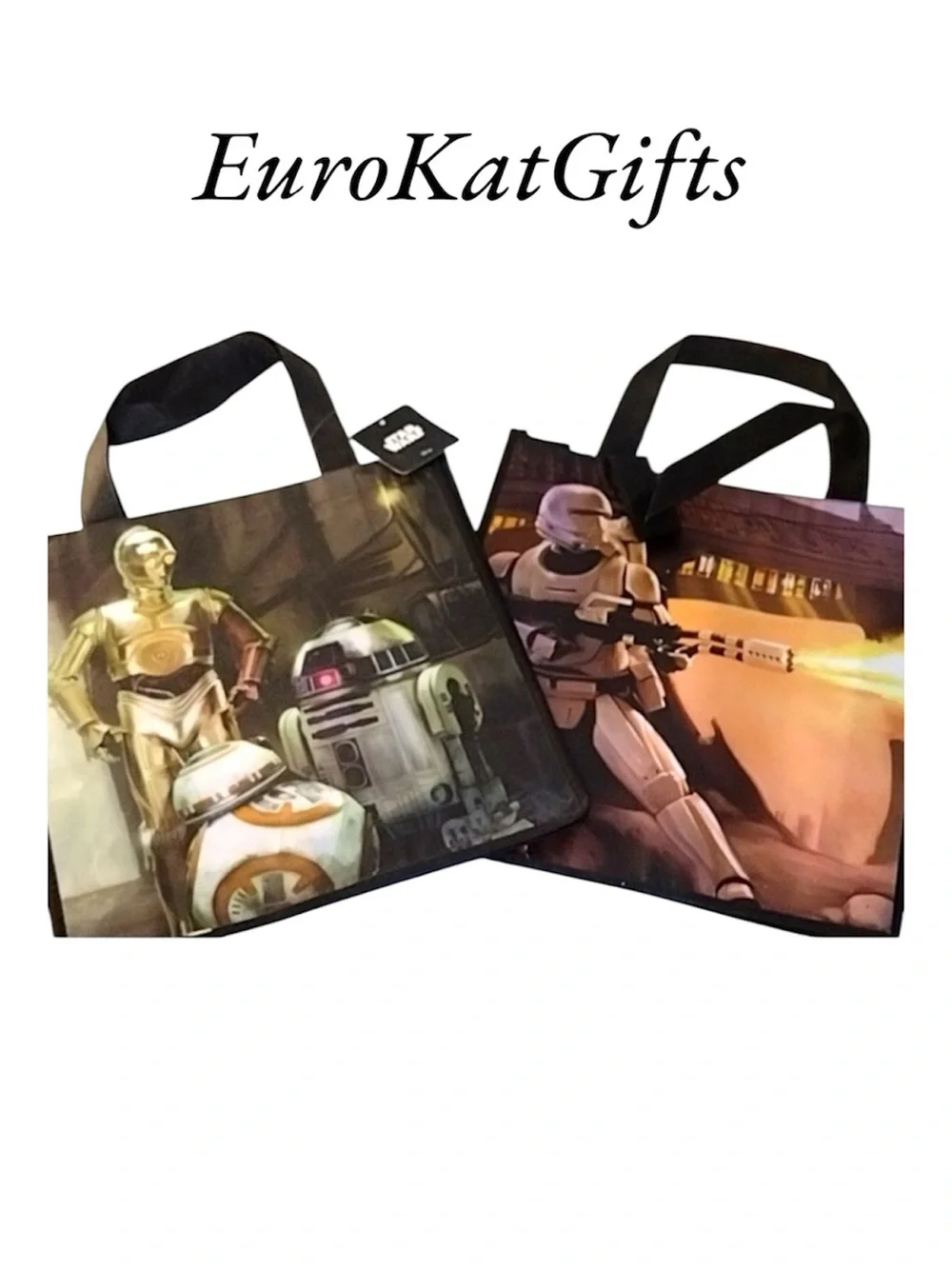 Disney Stormtrooper Action Duffel Bag - Black & Orange